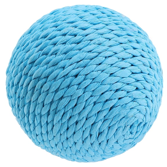 RENACLIPY Best Cat Toys for Bored Indoor Cats Paper Rope Sky-blue Behavior Reduction 1Pack