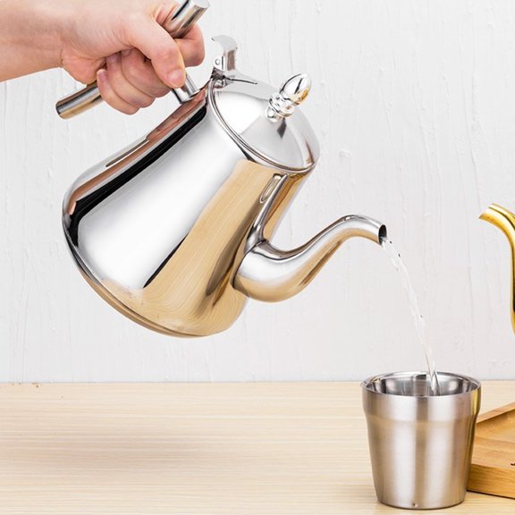 RENACLIPY Sleek And Clean Look Stainless Steel Tea Kettle For Home 1Set