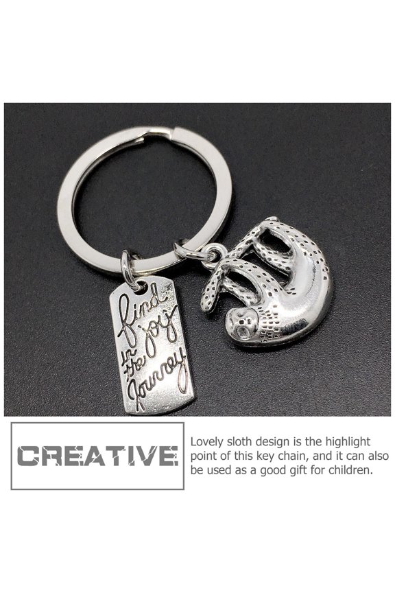 Sloth Keychain for Keys Key Holder Metal 1Pack in Stylish Design