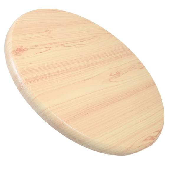 RENACLIPY Solid Wood Stool Seat Replacement Round Shape Light Yellow 1Pack for Indoor Use