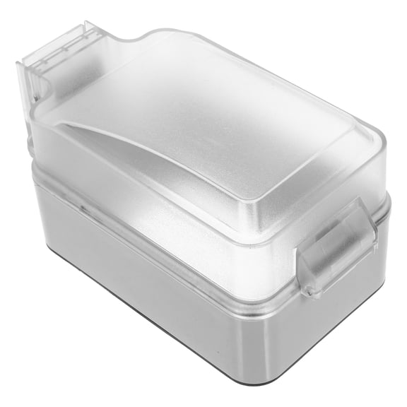 RENACLIPY Weatherproof Outdoor Electrical Outlet Box with Transparent Plastic Cover, Protective Socket Enclosure for Garden Use