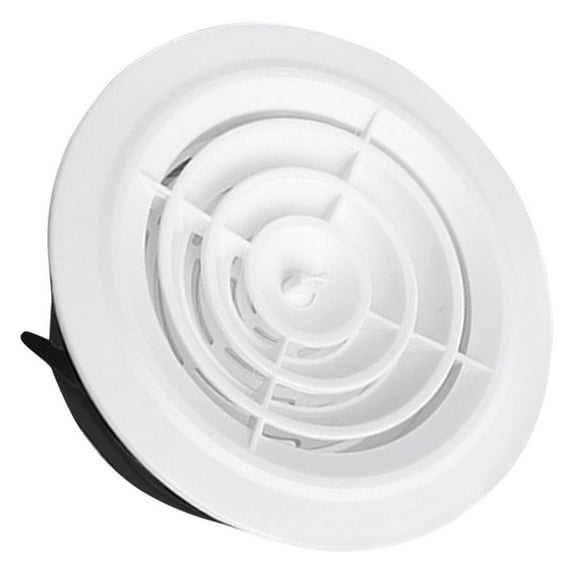 RENACLIPY Adjustable Soffit Exhaust Vent ABS Circular 1 Piece for Home, Office, and Commercial Use