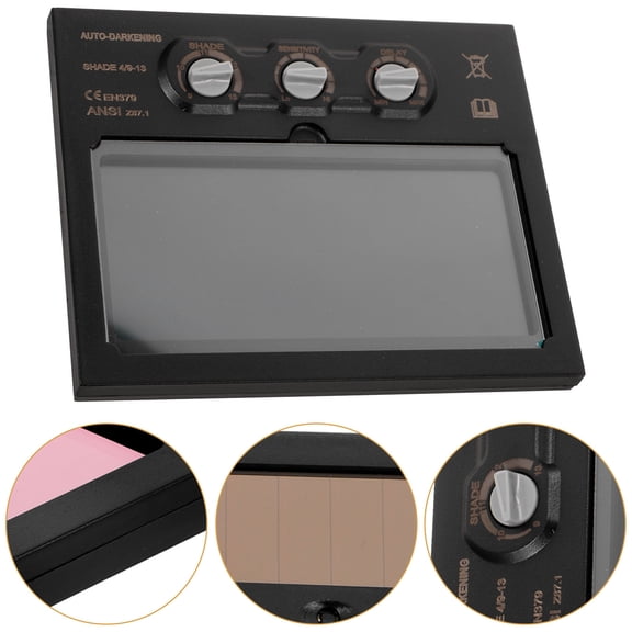 RENACLIPY Solar Panel Welding with Protective Welding Lens Black PA PP Material 1 Piece Safety Gear