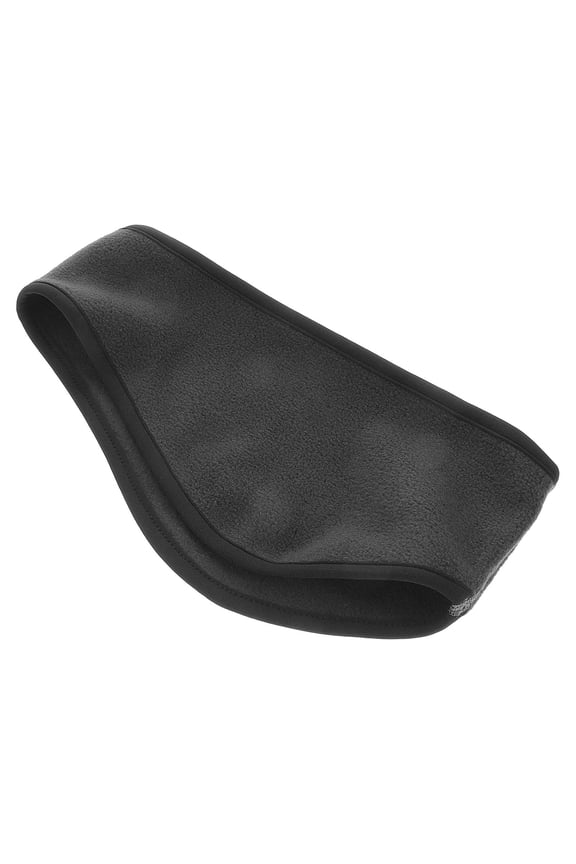 Women Ear Muffs For Winter Polar Fleece Dark Grey Wide Band For Cold Weather 1Set