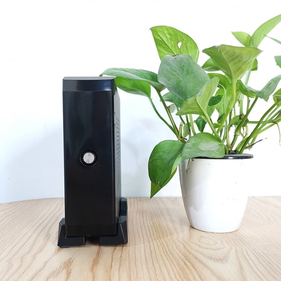 RENACLIPY Stable Mobile CPU Stand Black with Adjustable Base for Computer Host and Server Storage