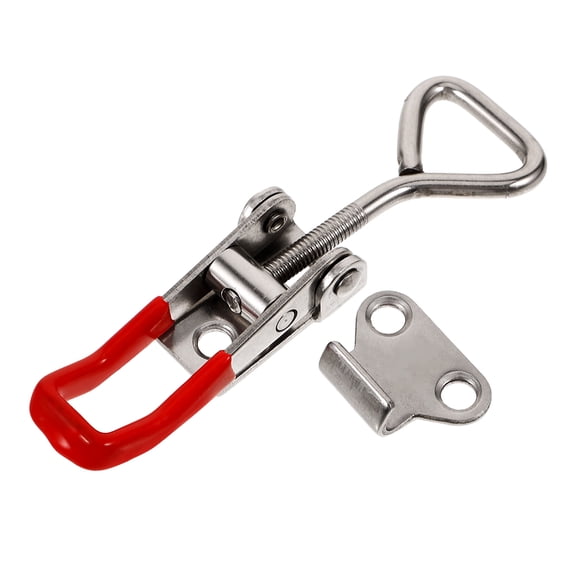 RENACLIPY Stainless Steel Adjustable Latch Hasp Clamp for Cabinets, Doors, and Security Lock Hardware, 1 Set