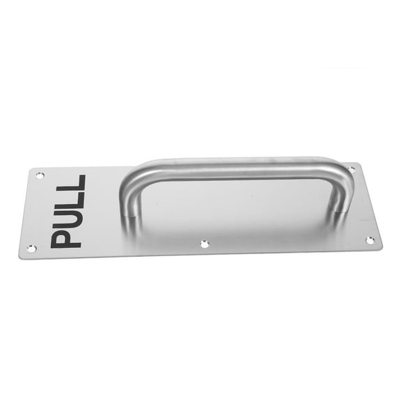 RENACLIPY 24 Inch Stainless Steel Door Pull Handle with Stylish Pull Plate for Commercial and Residential Use