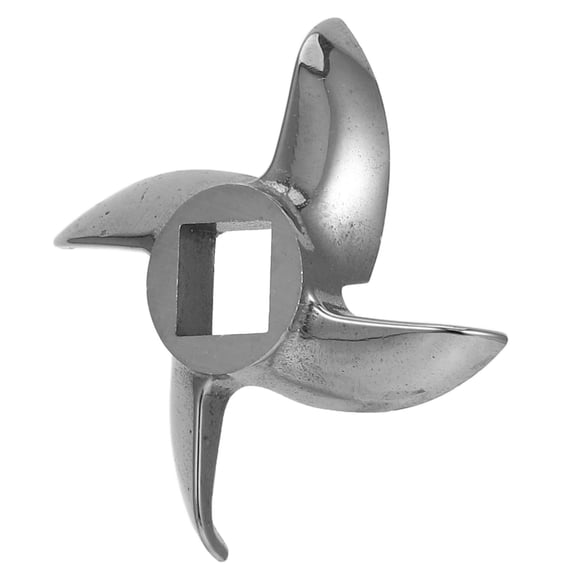 RENACLIPY Stainless Steel Meat Grinder Blade Replacement for Electric and Manual Kitchen Grinders Plated Silver