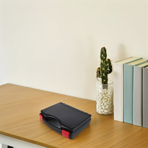 RENACLIPY Black Plastic Battling Top Organizer Case for Storage and Transport