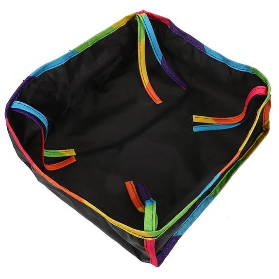 RENACLIPY Stroller Bottom Organizer Black Simple Design 1Pack