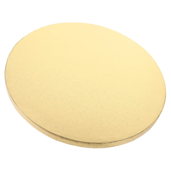 RENACLIPY Round Cake Board Base Golden Paper 1Pcs for Cake Decorating