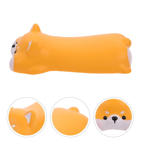 RENACLIPY Orange Mouse Pad with Wrist Support and Non-Skid Base for Comfortable Office Desk Use