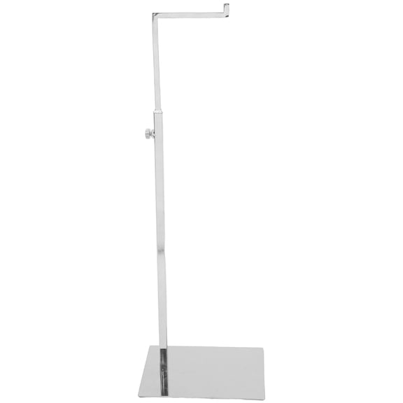 RENACLIPY Tabletop Plated Silver Purse Holder Stand Adjustable Height for Store Handbag Presentation
