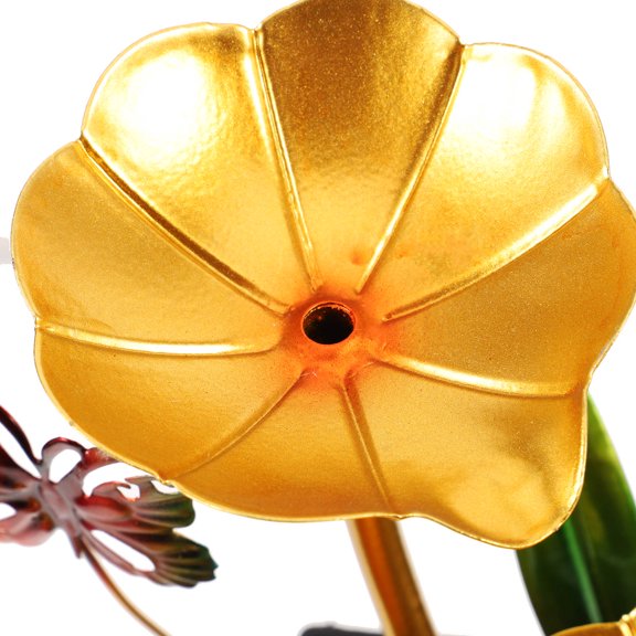 RENACLIPY Golden Desktop Fountain for Office and Home Decor Stylish Indoor Waterfall Feature