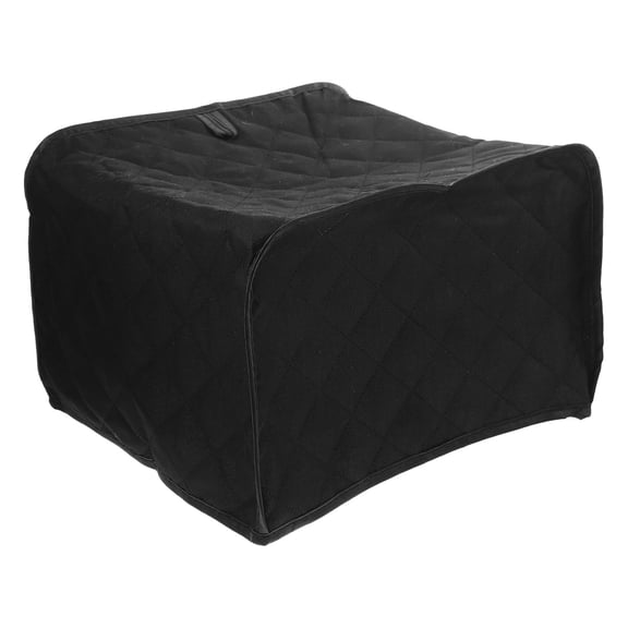 RENACLIPY Dustproof Bread Maker Cover Black Polyester Practical Design Home Kitchen Use 1Pack