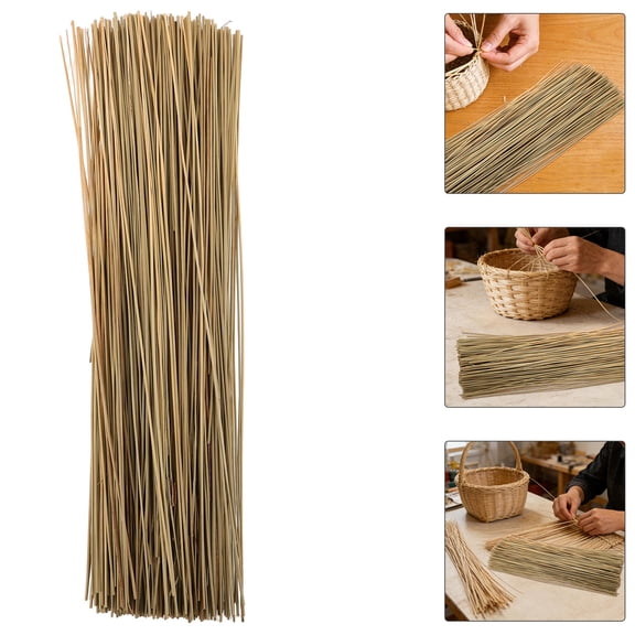 RENACLIPY Traditional Bulrush Weaving Material Natural Straw for Basket Making and Home Decor