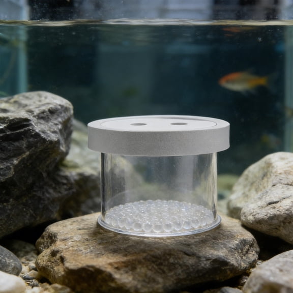 RENACLIPY Clear Floating Fish Breeding Box with Lid for Aquarium, Safe Isolation and Easy Observation of Fish Fry