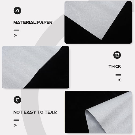 RENACLIPY Transparent Glitter Wrapping Paper Sheets for Crafts, Candy, Wrap with Shiny Design