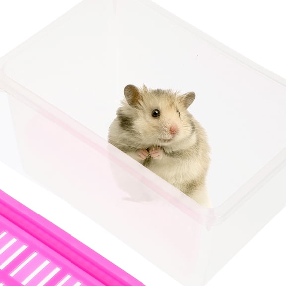 RENACLIPY Transparent Plastic Reptile Breeding Box Lightweight Turtle Habitat with Smooth Surface Design