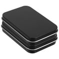 thumbnail image 1 of RENACLIPY Compact Floss Case Black Tin with Hinged Lid for Outdoor 2Pcs, 1 of 8