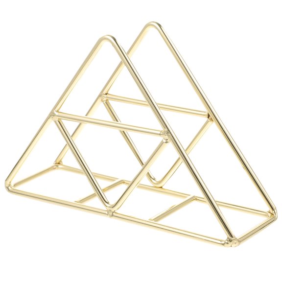 RENACLIPY Triangle Napkin Holders Luxury Retro Novelty Table Desk Decor Napkin Rack