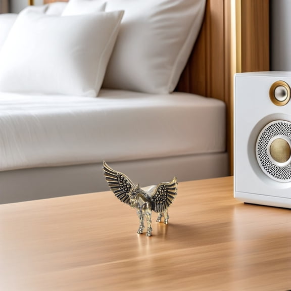 RENACLIPY Collectible Brass Sculpture for Tabletop Decor, 1 Piece, Animal Figurine