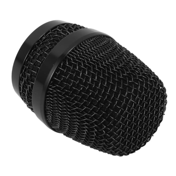 RENACLIPY Durable Black Metal Microphone Grill Replacement for Enhanced Sound Performance