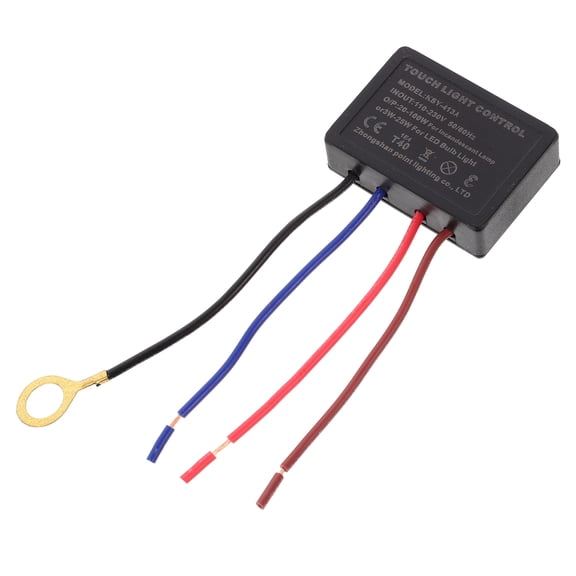 RENACLIPY Universal Touch Lamp Dimmer Control Compatible with LED Table Lamps in Black