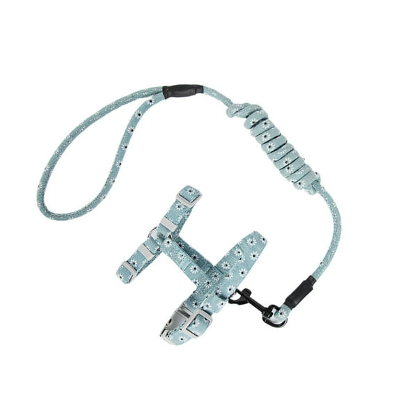 RENACLIPY Traction Rope Pet Leash with Soft Comfortable Vest and Unique Pattern for Cats