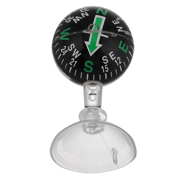RENACLIPY Vehicle Dashboard Mount Compass Ball with Suction Cup Portable Navigation Direction Guide
