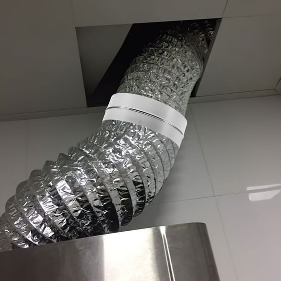 RENACLIPY Stainless Steel Range Hood Duct Connector for Kitchen Ventilation Systems, and Easy to Install