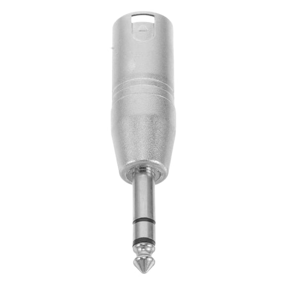 RENACLIPY Versatile Metal Quarter Inch Female Jack to Xlr Male Audio Adapter for Mixer and Amplifier