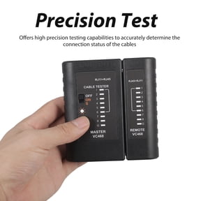 RENACLIPY Portable Network Cable Tester for Ethernet and Phone Cables - Easy to Use, Versatile Tool for Network Testing
