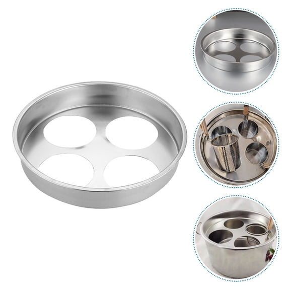 RENACLIPY Versatile Stainless Steel Pasta Cooker Insert Rack for Steaming Boiling and Straining