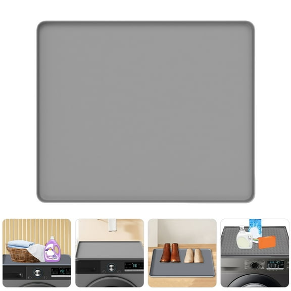 RENACLIPY Grey Silicone Dryer Top - Non-Deforming, Stable Cushion for Home Dryer