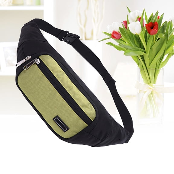 RENACLIPY Running Bag Waist Belt with Zippered Pockets Suitable for Traveling and Cycling