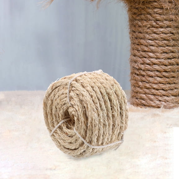RENACLIPY Flexible Sisal Hemp Rope for Cat Trees, Scratchers, Crafts, and Household Projects