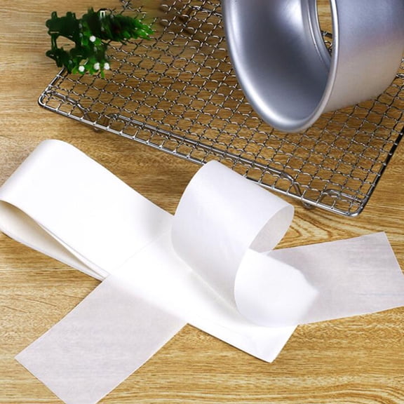RENACLIPY Reusable Non-Stick Silicone Cake Pan Liners, White Coated for Oven and Microwave Baking, Easy Release and Cleanup