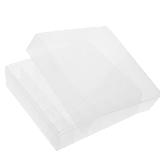 RENACLIPY White Laboratory Centrifuge Tube Storage Box Plastic Holder with 36 Grid for Sample Storage