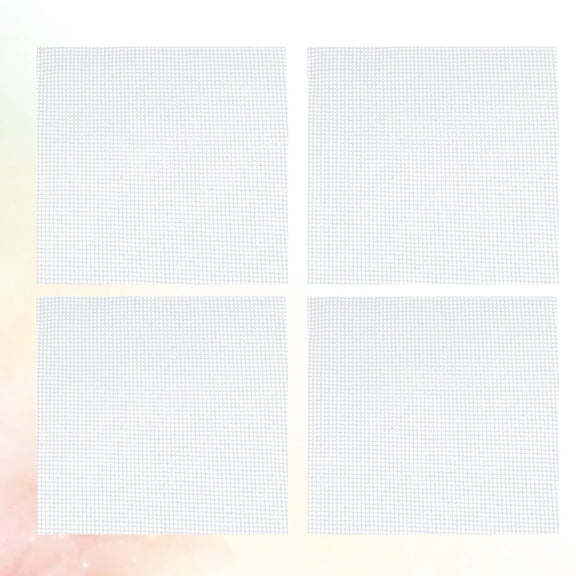 RENACLIPY White Nonwovens Square Flower Pot Bottom Net 60Pcs for Plant Owners