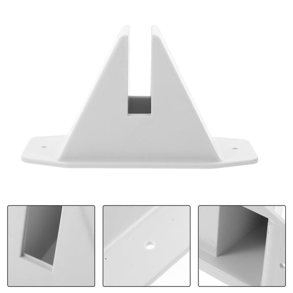 RENACLIPY 2-Pack White Plastic Garden Border Fencing for Lawn, Yard, Outdoor Landscaping and Decorative Edging