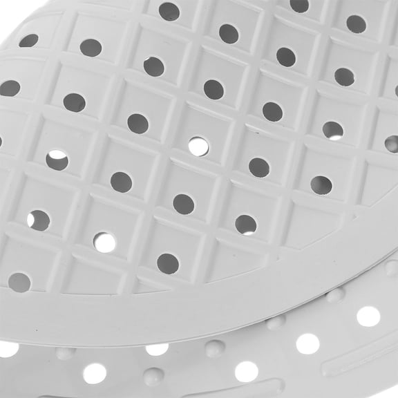 RENACLIPY White Rubber Kitchen Sink Mat Round Sink Protector Pad for Drying Dishes