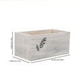 thumbnail image 1 of RENACLIPY Vintage Wooden Rectangular Flower Pot for Garden, Country Style Planter, Outdoor Indoor Plant Container, 1 of 8