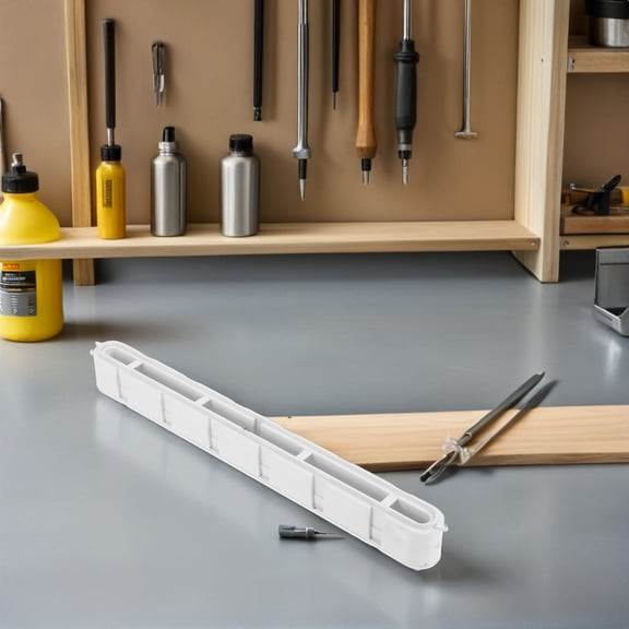 RENACLIPY Universal White PVC Surfboard Fin Box Replacement with Stable Slot for Windsurfing