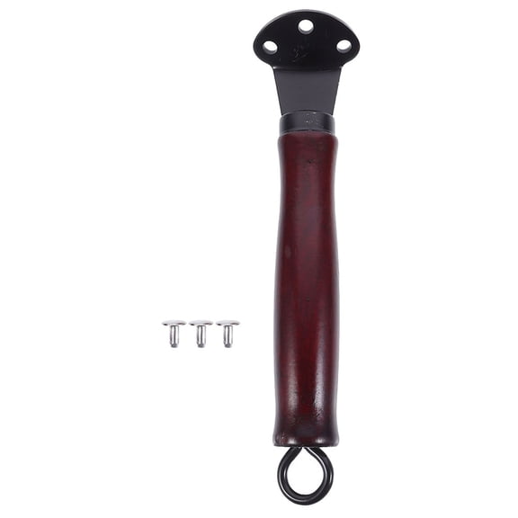 RENACLIPY Ergonomic Wooden Pan Handle with Pre-Drilled Holes for Easy Installation, Multi-Color Replacement Grip