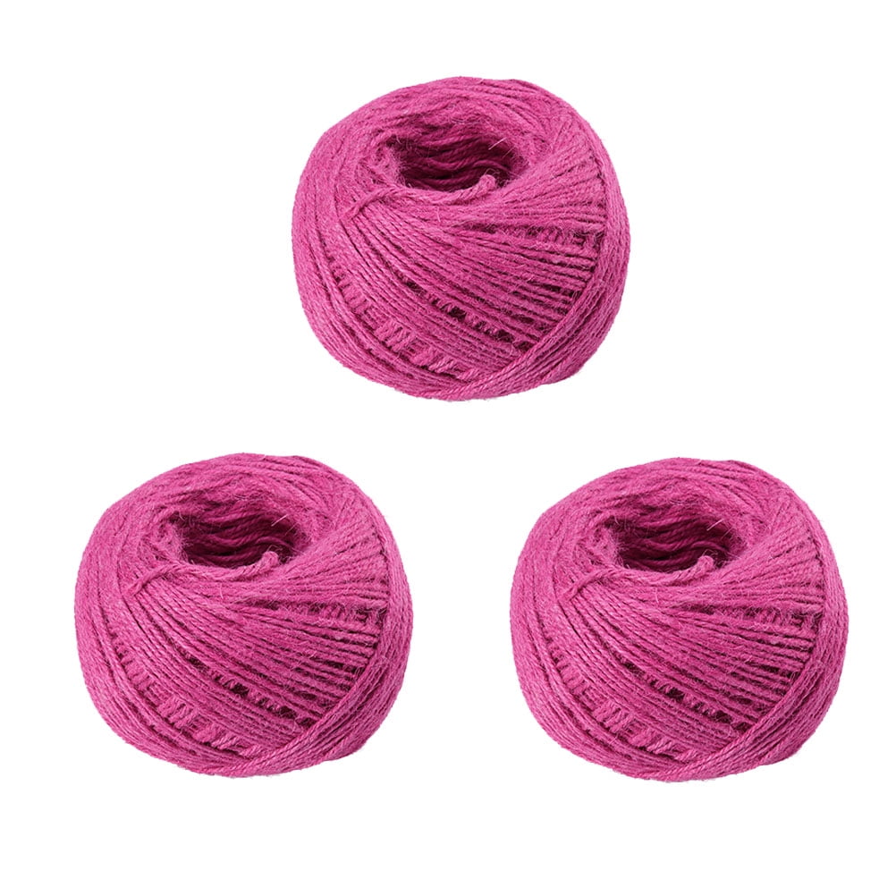 RENACLIPY Wrapping String 3Pcs 1968in Rosy Rope for Handmade Crafts and ...
