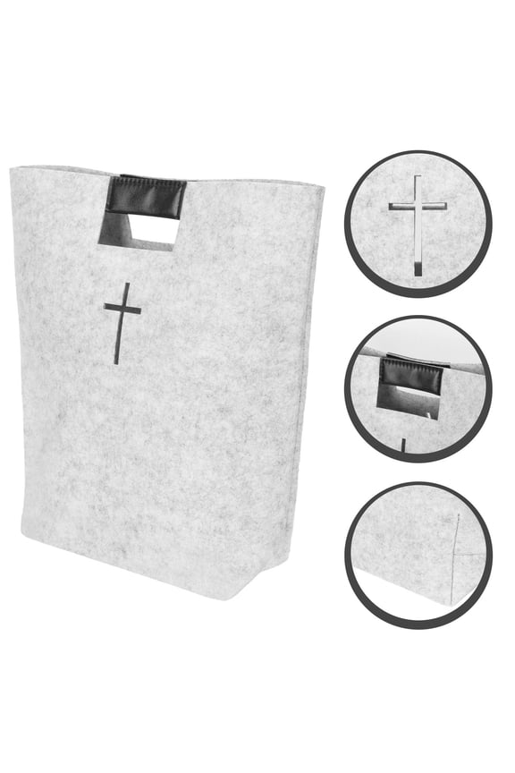 Felt Bible Study Bag for Women, 1 Pack - Stylish and Shopping Tote