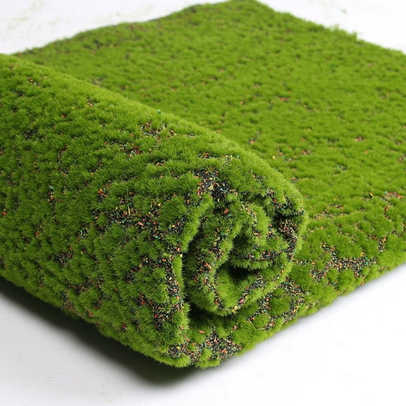 RENACLIPY Artificial Turf Green Cotton for Decoration Micro Landscape Accessory