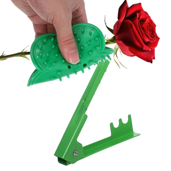 RENACLIPY 2-Pack Garden Thorn Remover Tools with Innovative Clamp Design for Easy Plant Care and Floral Arrangements