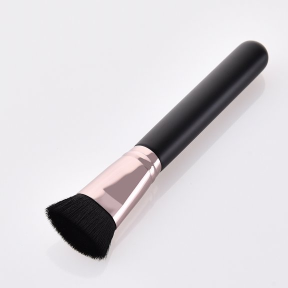 RENACLIPY PVC Flat Foundation Brush Black for Controlled Eye Shadow Application